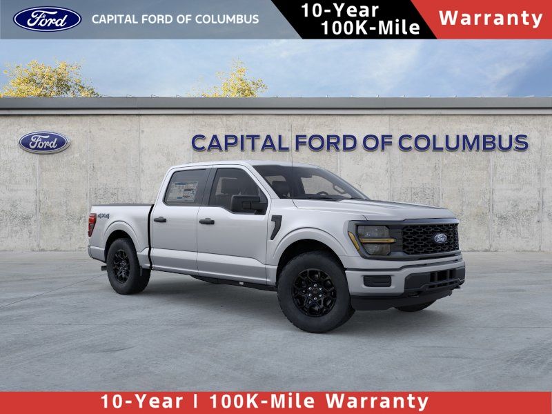 Iconic Silver Metallic 2026 Ford F-150 Pickup Truck Four-Wheel Drive Automatic