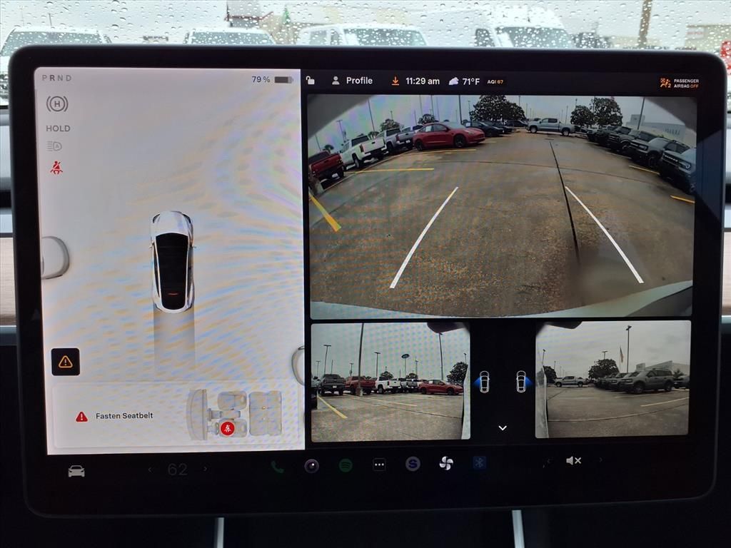 2021 Tesla Model Y Long Range White at Central Houston Nissan