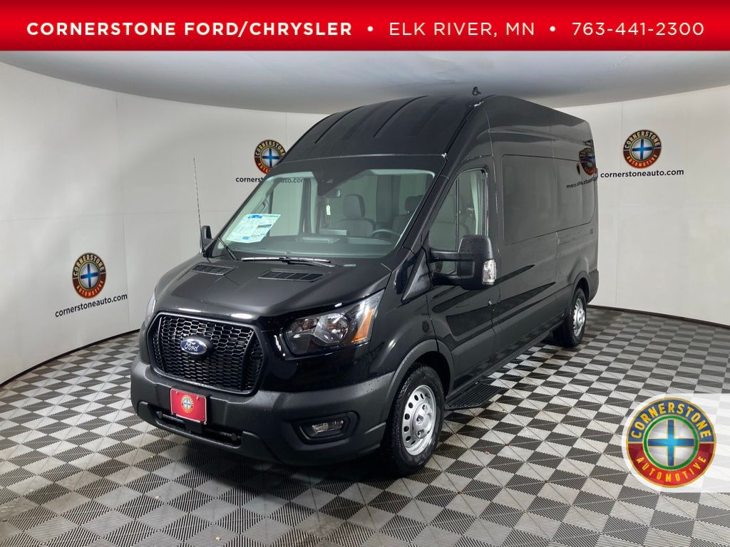 Agate Black Metallic 2025 Ford Transit Passenger 350 XL High Roof LB AWD Van All-Wheel Drive