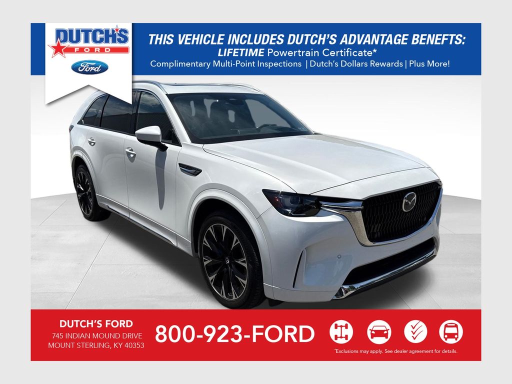 Rhodium White Premium 2024 Mazda CX-90 3.3 Turbo S Premium AWD SUV / Crossover All-Wheel Drive 8-Speed Automatic