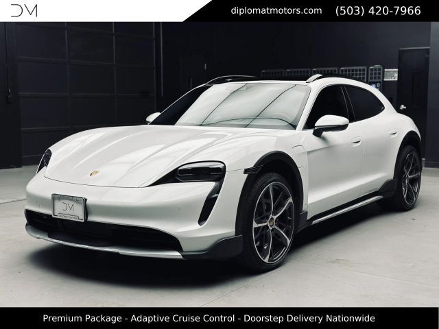 White 2022 Porsche Taycan Wagon All-Wheel Drive 2-Speed Automatic