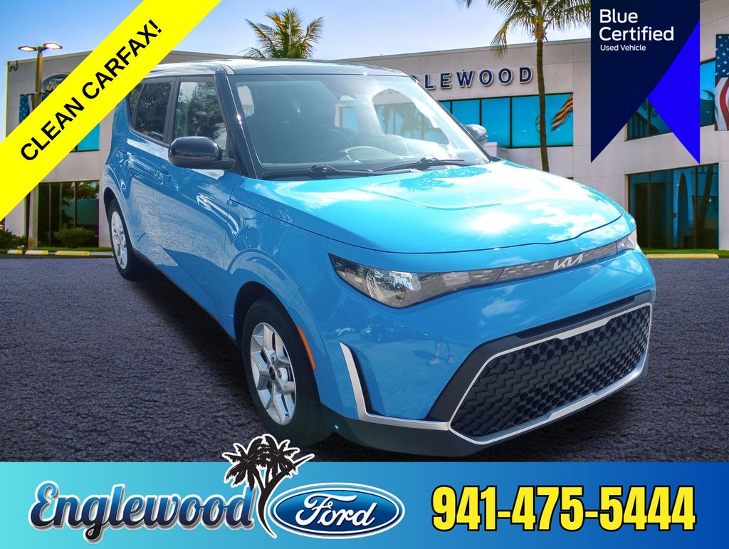 Surf Blue w/Black Roof 2025 Kia Soul SUV / Crossover Front-Wheel Drive Continuously Variable Transmission