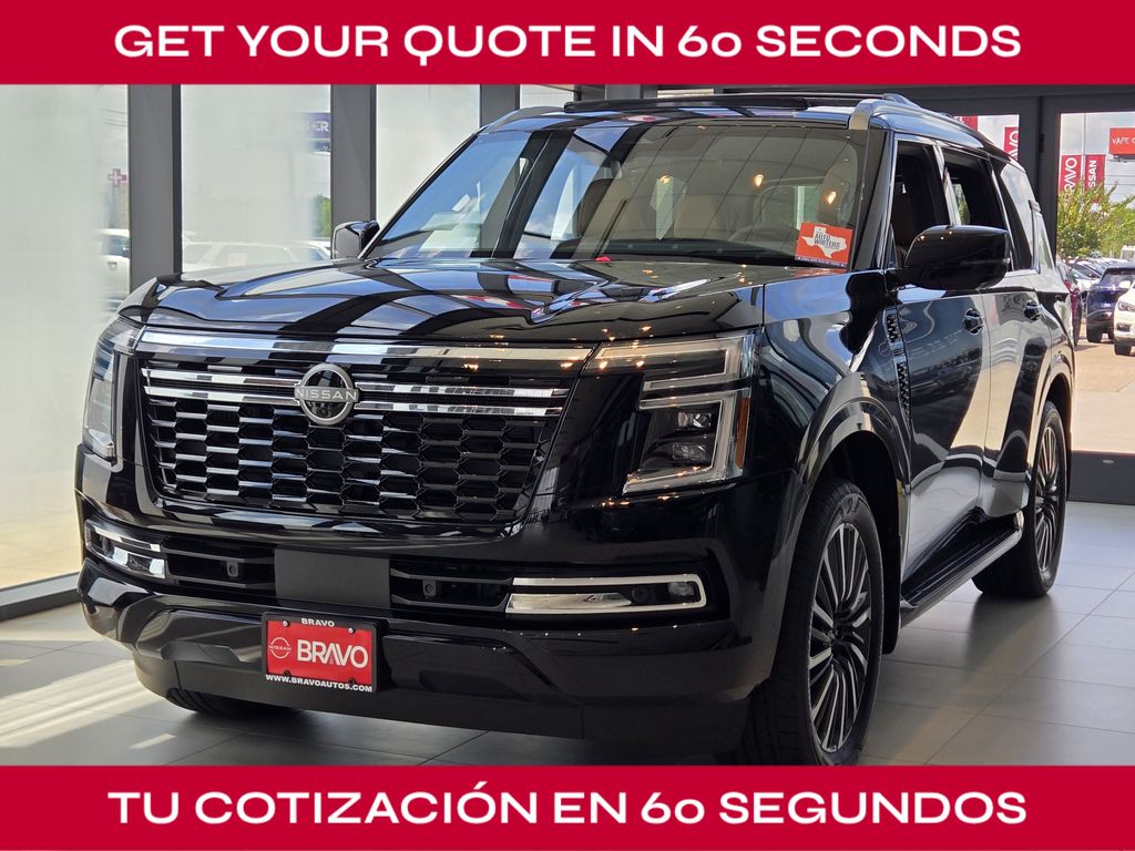 2026 Nissan Armada Platinum Reserve Black at Bravo Nissan