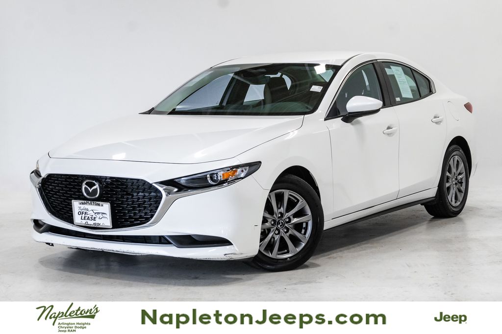 Snowflake White Pearl Mica 2025 Mazda MAZDA3 Sedan Front-Wheel Drive 6-Speed Automatic