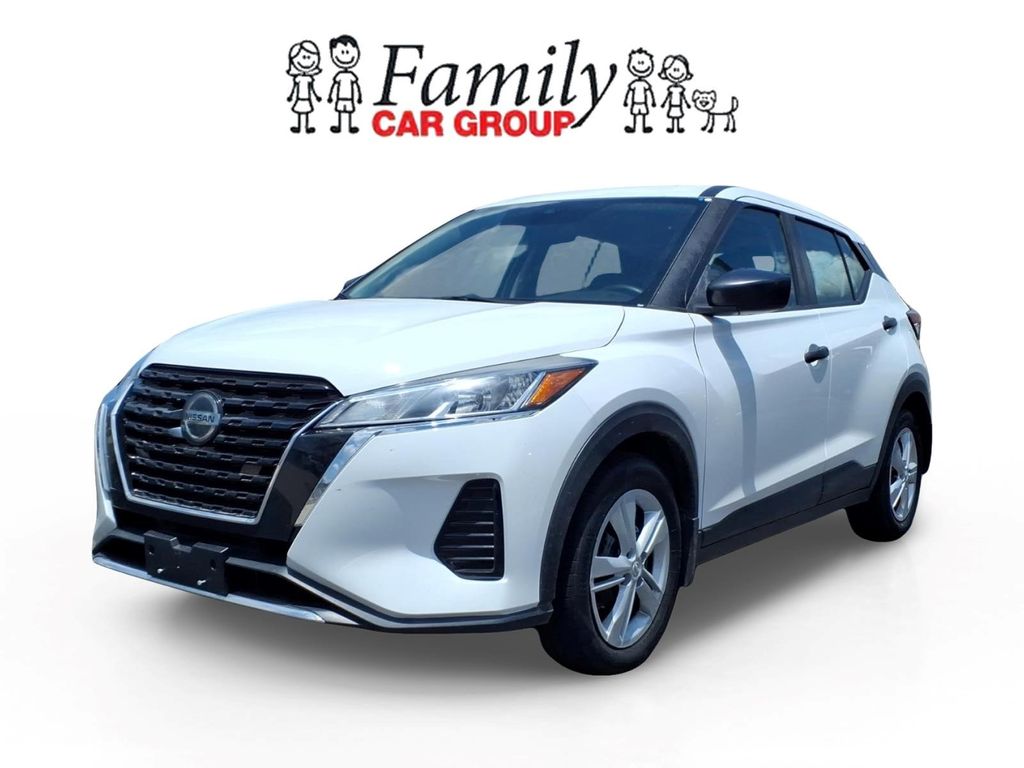 White (Fresh Powder) 2021 Nissan Kicks SUV / Crossover Front-Wheel Drive Continuously Variable Transmission