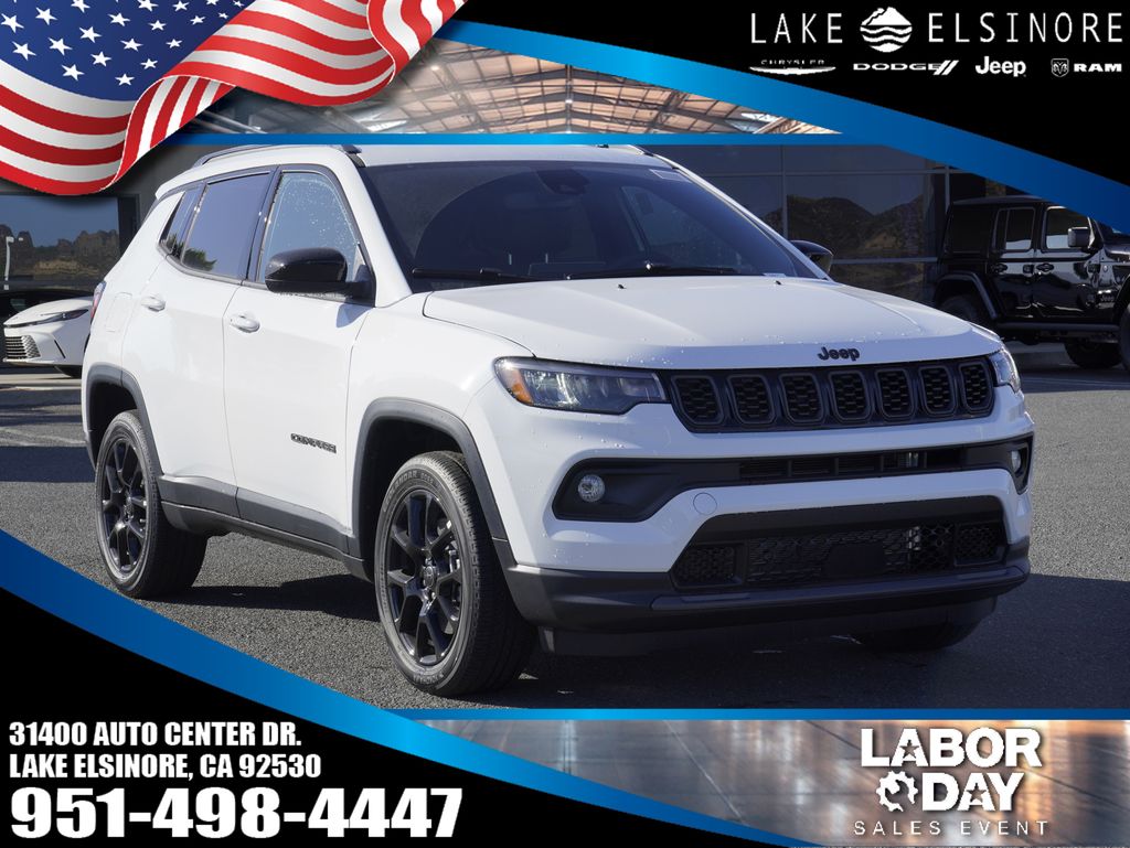 Bright White Clearcoat 2026 Jeep Compass SUV / Crossover Four-Wheel Drive 8-Speed Automatic