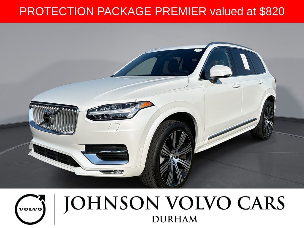 Crystal White Metallic 2023 Volvo XC90 SUV / Crossover All-Wheel Drive Automatic