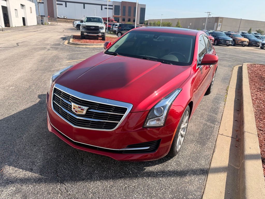 Red Obsession Tintcoat 2017 Cadillac ATS Sedan All-Wheel Drive 8-Speed Automatic