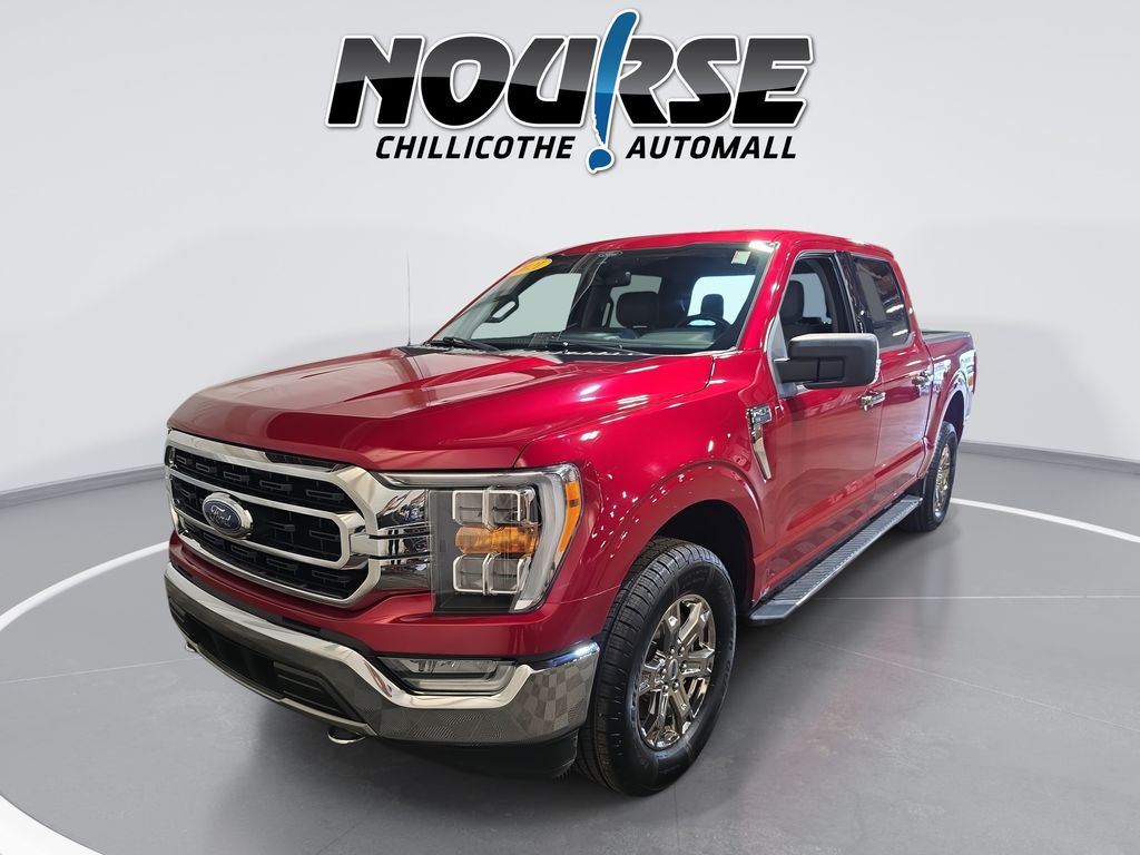 Rapid Red Metallic Tinted Clearcoat 2021 Ford F-150 Pickup Truck Four-Wheel Drive Automatic