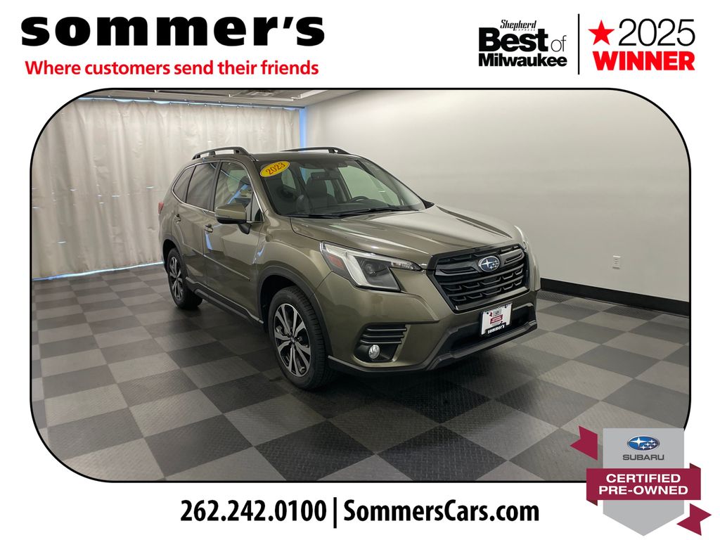 Autumn Green Metallic 2023 Subaru Forester SUV / Crossover All-Wheel Drive Continuously Variable Transmission