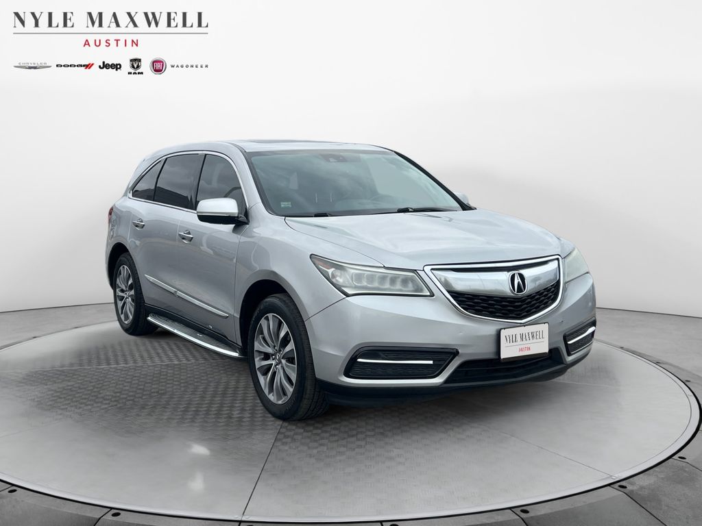 Used Car 2015 Acura Mdx  3.5l Technology Package For Sale Under $12,000 In Austin, Texas