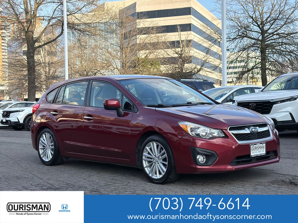 Venetian Red Pearl 2013 Subaru Impreza 2.0i Limited Hatchback Hatchback All-Wheel Drive Continuously Variable Transmission