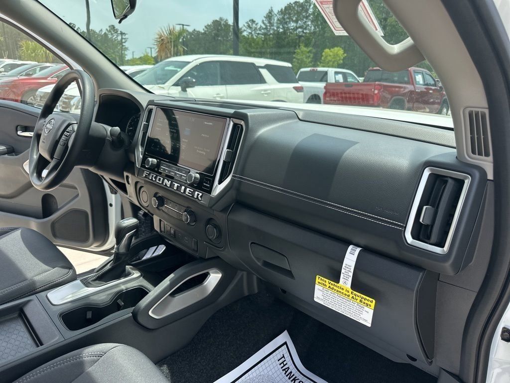 2025 Glacier White Nissan Frontier SV RWD Truck