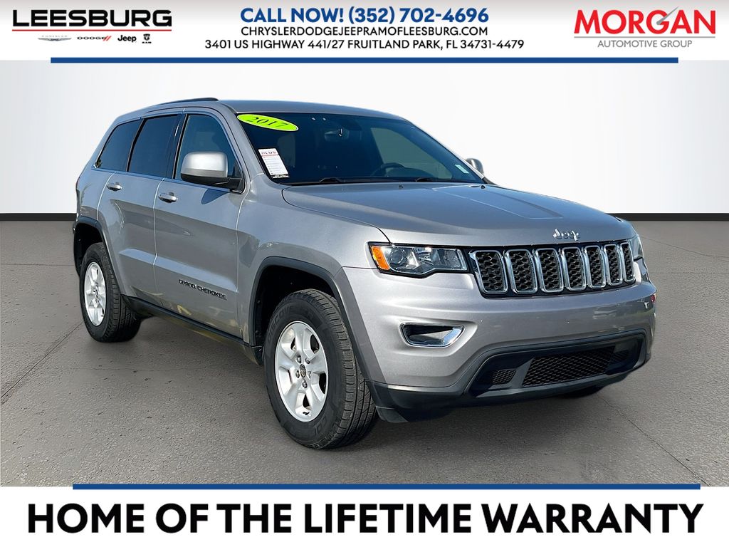 Billet Silver Metallic 2017 Jeep Grand Cherokee SUV / Crossover Four-Wheel Drive 8-Speed Automatic