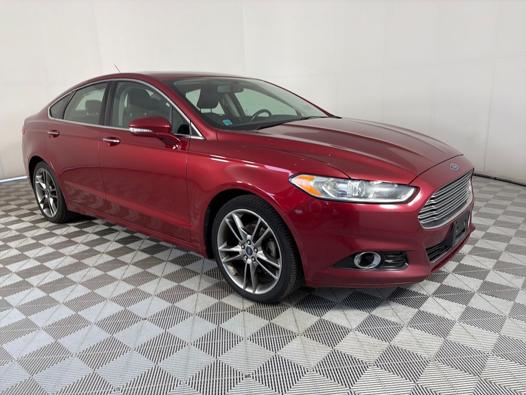 Ruby Red 2015 Ford Fusion Sedan All-Wheel Drive 6-Speed Automatic