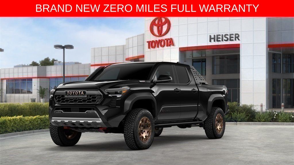 Black 2025 Toyota Tacoma Pickup Truck 8-Speed Automatic