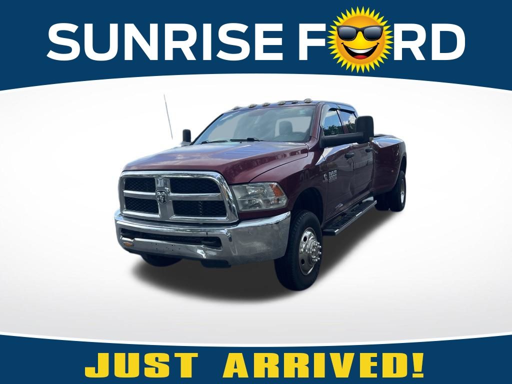 Red 2018 RAM 3500 Tradesman Crew Cab LB DRW 4WD Pickup Truck Four-Wheel Drive 6-Speed Automatic