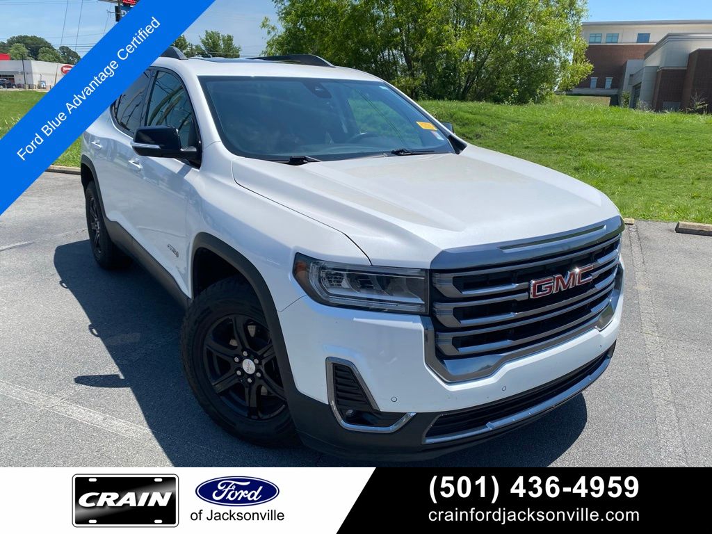White Frost Tricoat 2021 GMC Acadia AT4 AWD SUV / Crossover Four-Wheel Drive 9-Speed Automatic