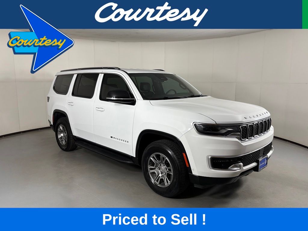 Bright White Clearcoat 2023 Jeep Wagoneer SUV / Crossover 4X2 8-Speed Automatic