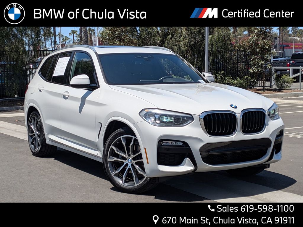 Alpine White 2019 BMW X3 sDrive30i RWD SUV / Crossover Rear-Wheel Drive 8-Speed Automatic
