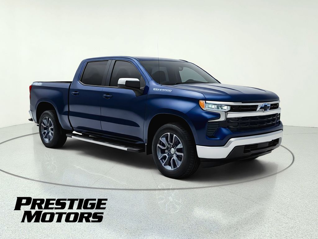 Northsky Blue Metallic 2023 Chevrolet Silverado 1500 Pickup Truck Four-Wheel Drive 8-Speed Automatic