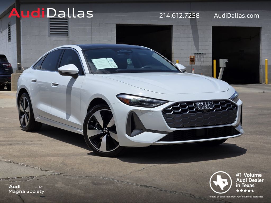 Glacier White Metallic 2025 Audi A5 Sedan All-Wheel Drive 7-Speed Automatic