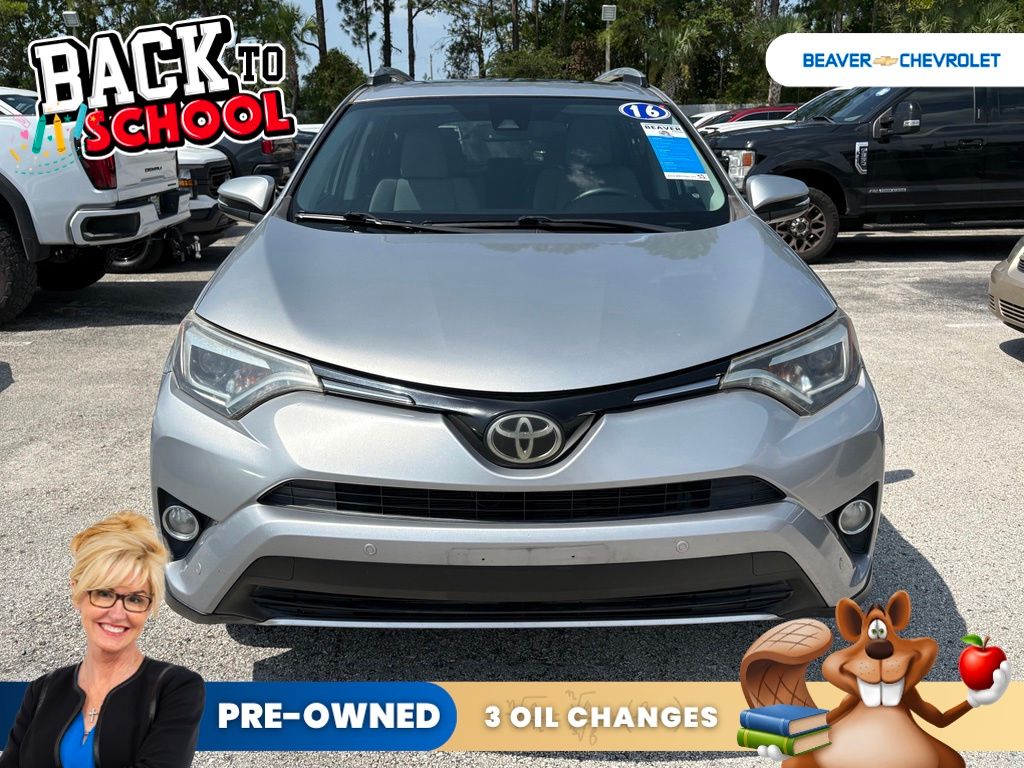 Silver Sky Metallic 2016 Toyota RAV4 SUV / Crossover All-Wheel Drive 6-Speed Automatic