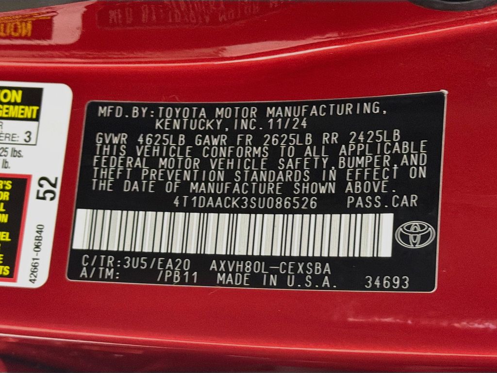 Used 2025 Toyota Camry Sedan