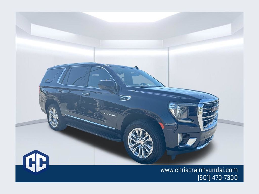 Midnight Blue Metallic 2024 GMC Yukon SUV / Crossover Four-Wheel Drive