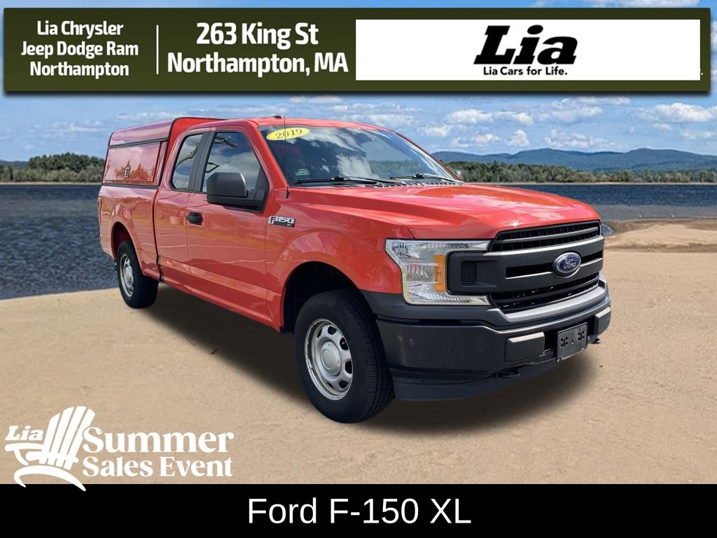 Red 2019 Ford F-150 Pickup Truck Four-Wheel Drive Automatic