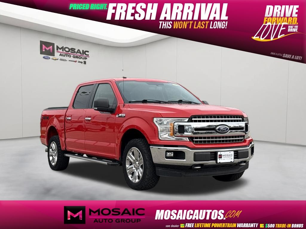 Race Red 2018 Ford F-150 Pickup Truck Four-Wheel Drive Automatic