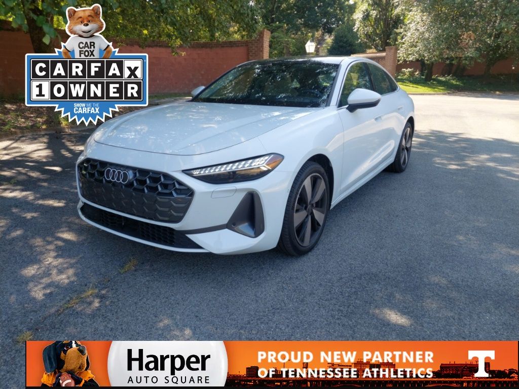 Glacier White Metallic 2025 Audi A5 Sedan All-Wheel Drive 7-Speed Automatic