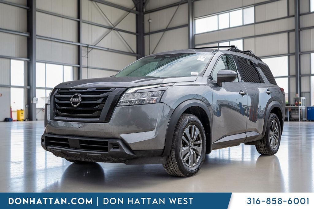 Gray (Gun Metallic) 2022 Nissan Pathfinder SUV / Crossover Front-Wheel Drive 9-Speed Automatic