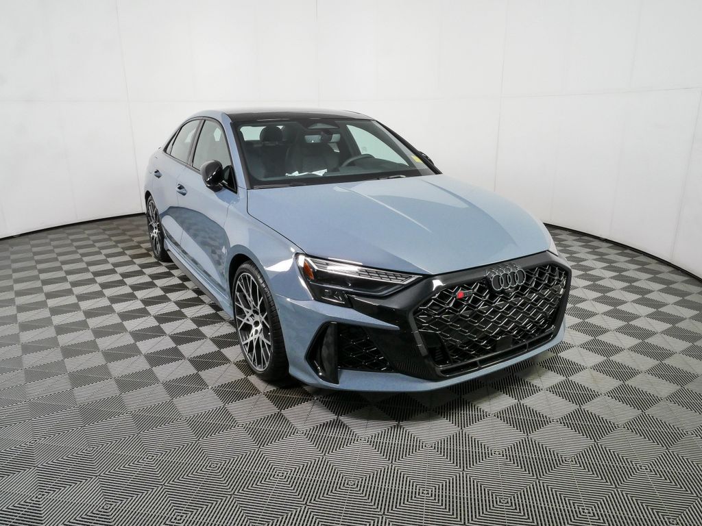 Kemora Gray Metallic 2026 Audi RS 3 Sedan All-Wheel Drive 7-Speed Automatic