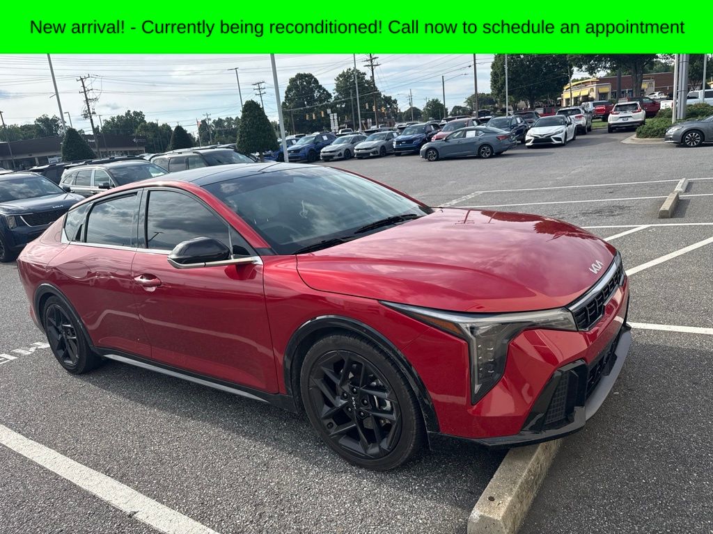 Currant Red 2025 Kia K4 GT-Line Turbo FWD Sedan Front-Wheel Drive 8-Speed Automatic