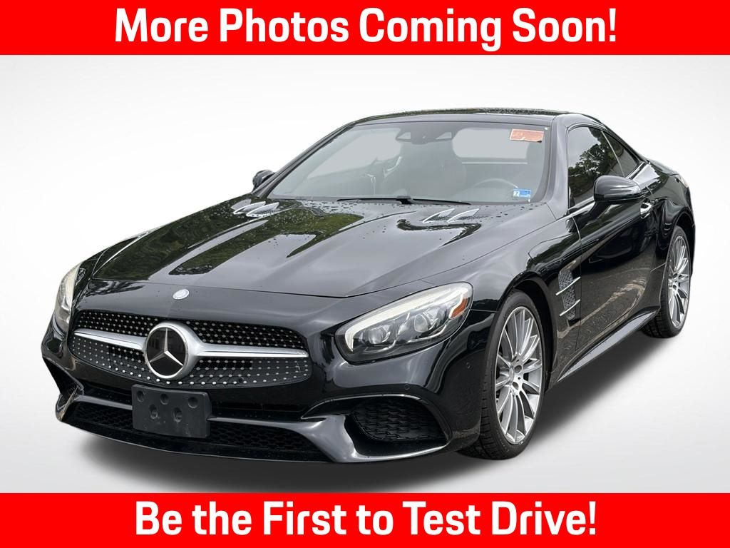 Black 2017 Mercedes-Benz SL-Class Convertible Rear-Wheel Drive Automatic