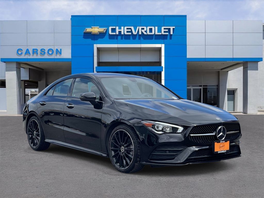 Black 2023 Mercedes-Benz CLA Coupe Front-Wheel Drive 7-Speed Automatic