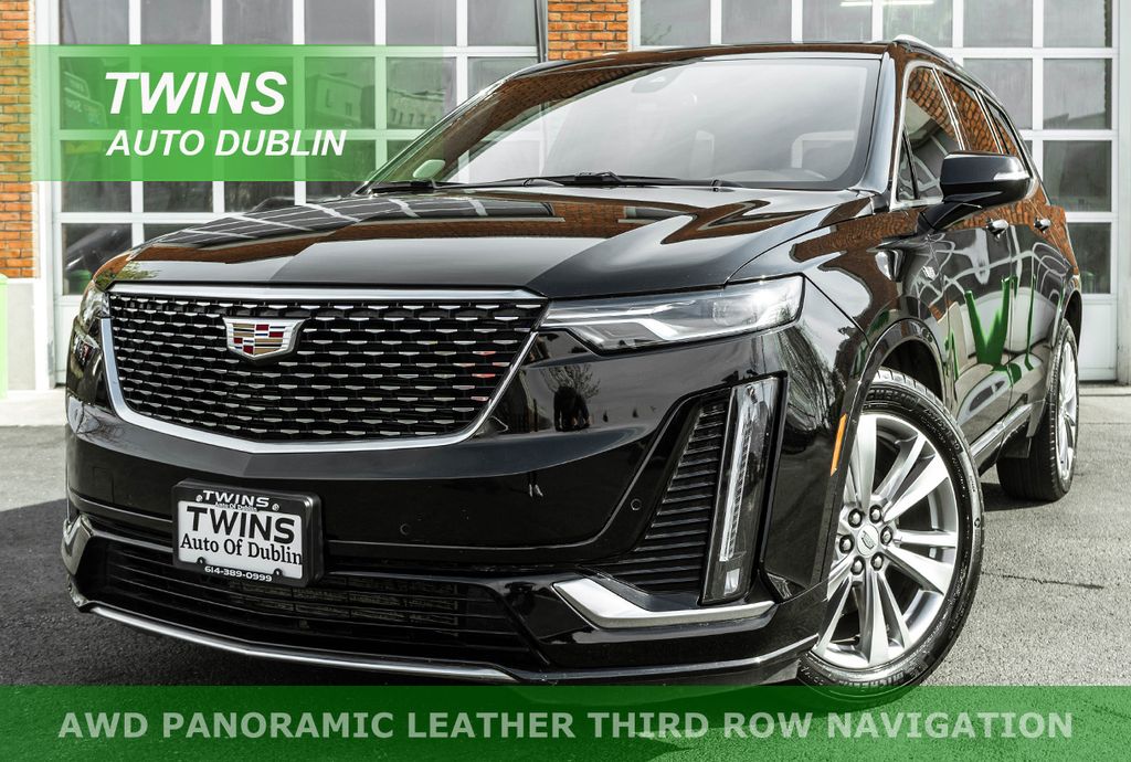 Stellar Black Metallic 2024 Cadillac XT6 Premium Luxury AWD SUV / Crossover Four-Wheel Drive 9-Speed Automatic