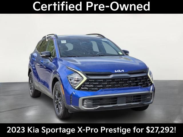Sapphire Blue 2023 Kia Sportage SUV / Crossover All-Wheel Drive 8-Speed Automatic