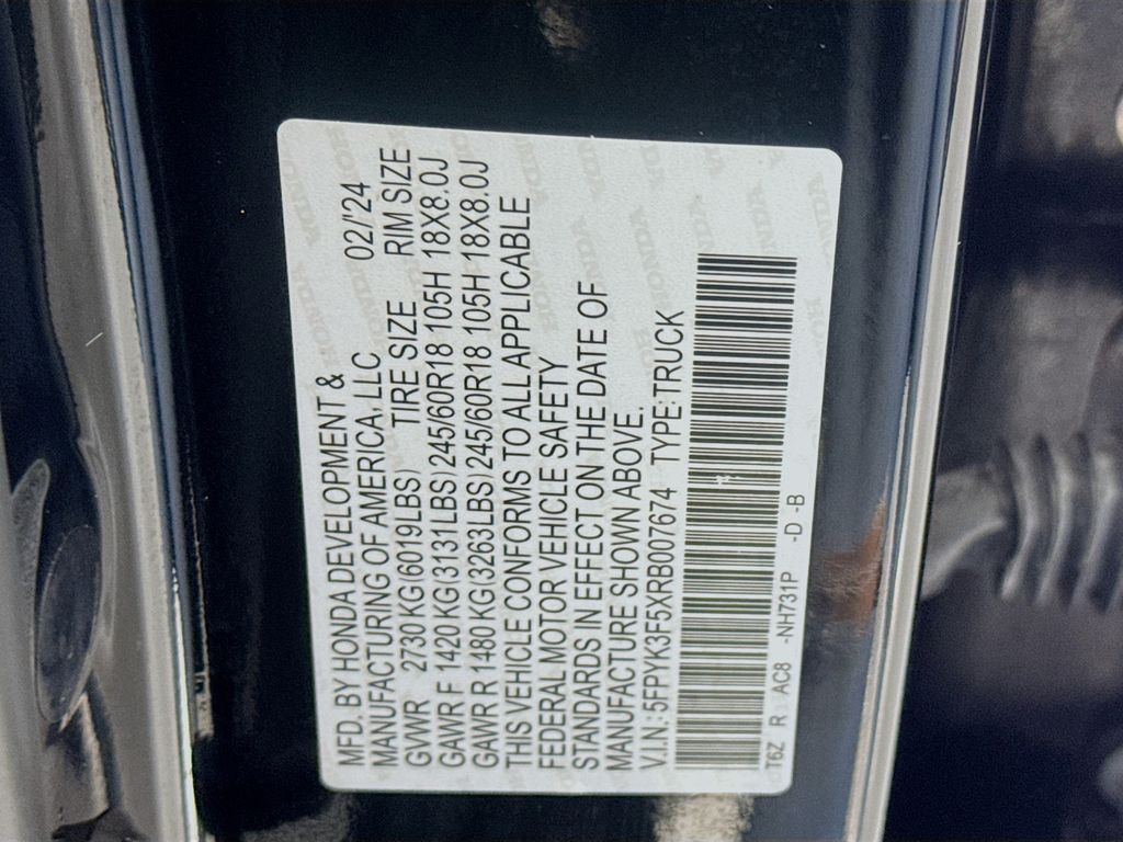 Used Car 2024 Honda Ridgeline  Rtl For Sale Under $35,000 In Austin, Texas