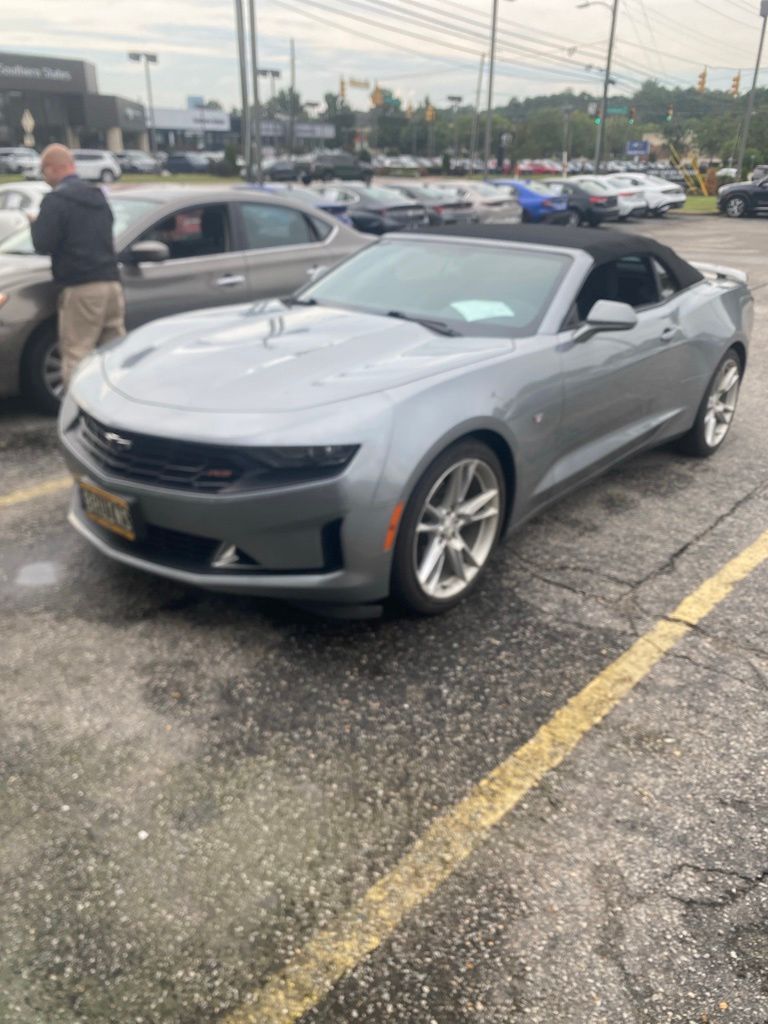 Sharkskin Metallic 2023 Chevrolet Camaro Convertible Rear-Wheel Drive Automatic