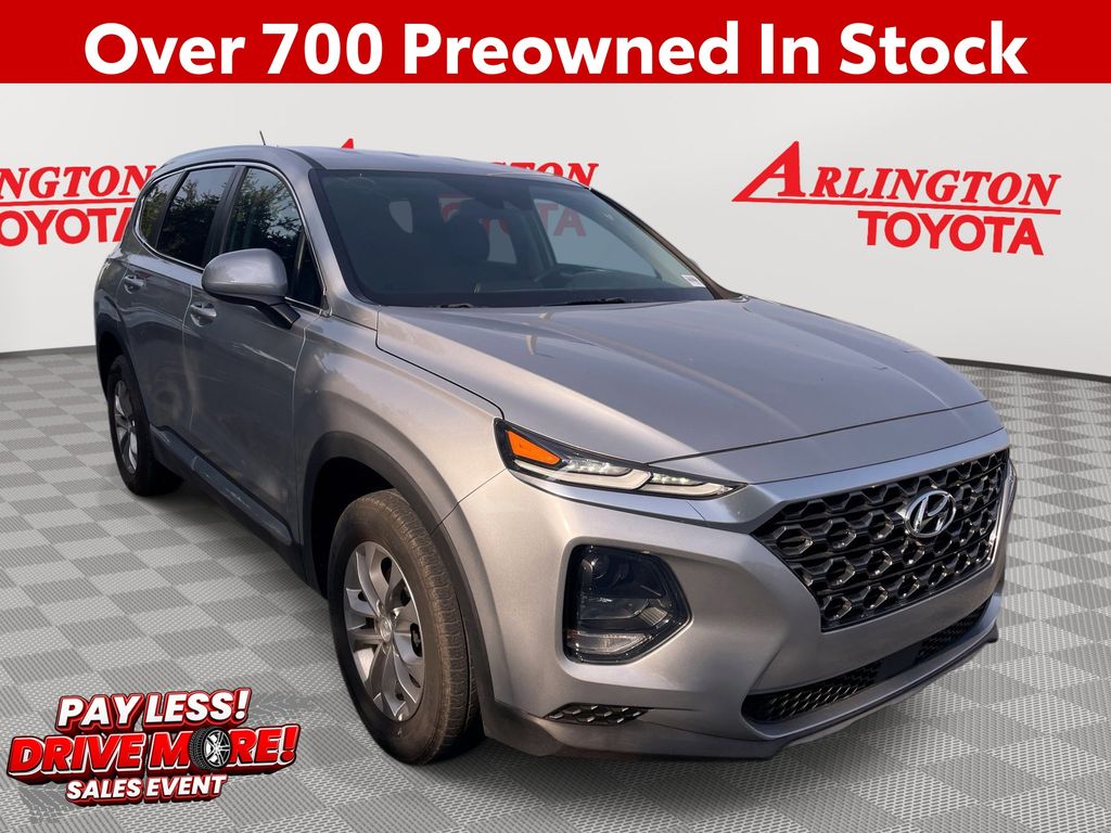 Shimmering Silver Pearl 2020 Hyundai Santa Fe SUV / Crossover Front-Wheel Drive 8-Speed Automatic