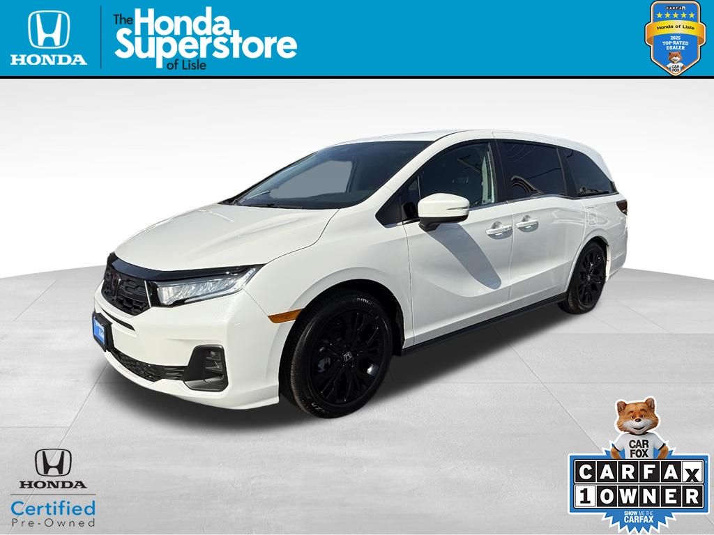 Platinum White Pearl 2026 Honda Odyssey Minivan Front-Wheel Drive Automatic