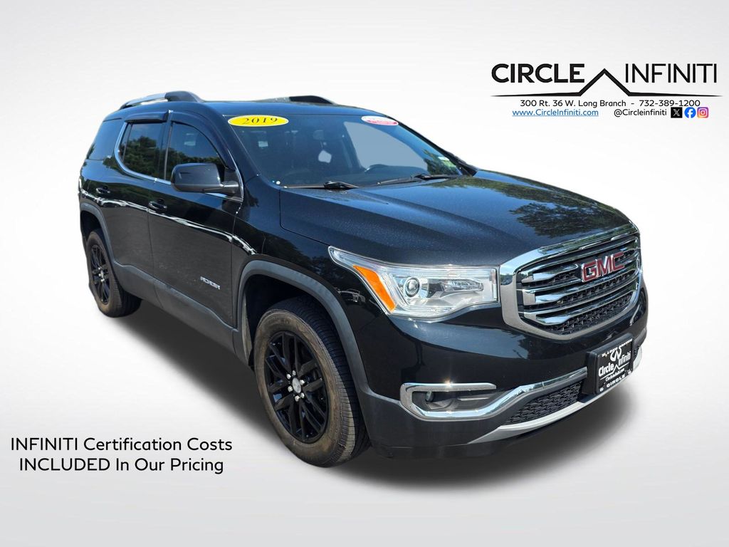 Black (Ebony Twilight Metallic) 2019 GMC Acadia SUV / Crossover Four-Wheel Drive 6-Speed Automatic