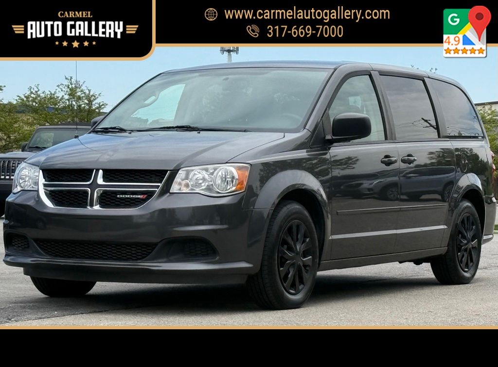 Gray (Granite Crystal Metallic Clearcoat) 2016 Dodge Grand Caravan Minivan Front-Wheel Drive 6-Speed Automatic
