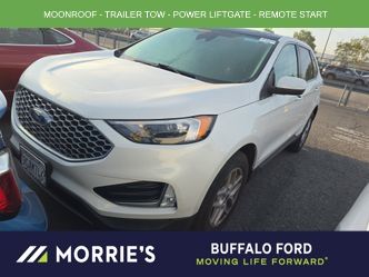 White Metallic 2023 Ford Edge SEL AWD SUV / Crossover All-Wheel Drive 8-Speed Automatic
