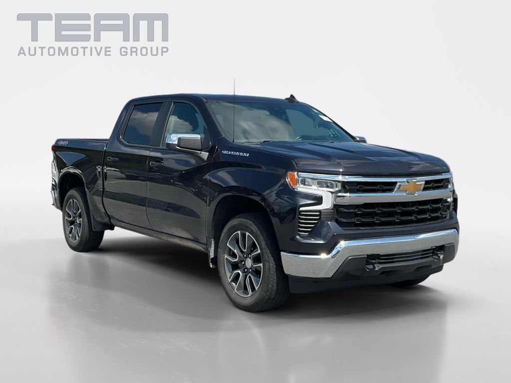 Dark Ash Metallic 2023 Chevrolet Silverado 1500 Pickup Truck Four-Wheel Drive 8-Speed Automatic