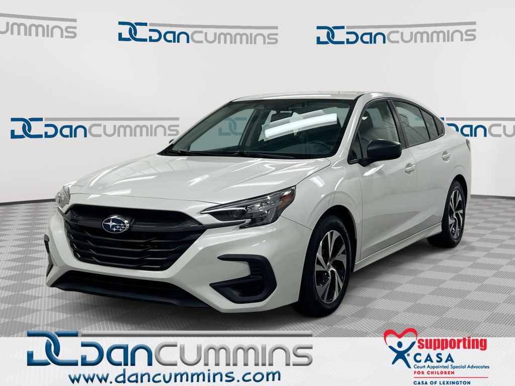 Crystal White Pearl 2024 Subaru Legacy Sedan All-Wheel Drive Continuously Variable Transmission