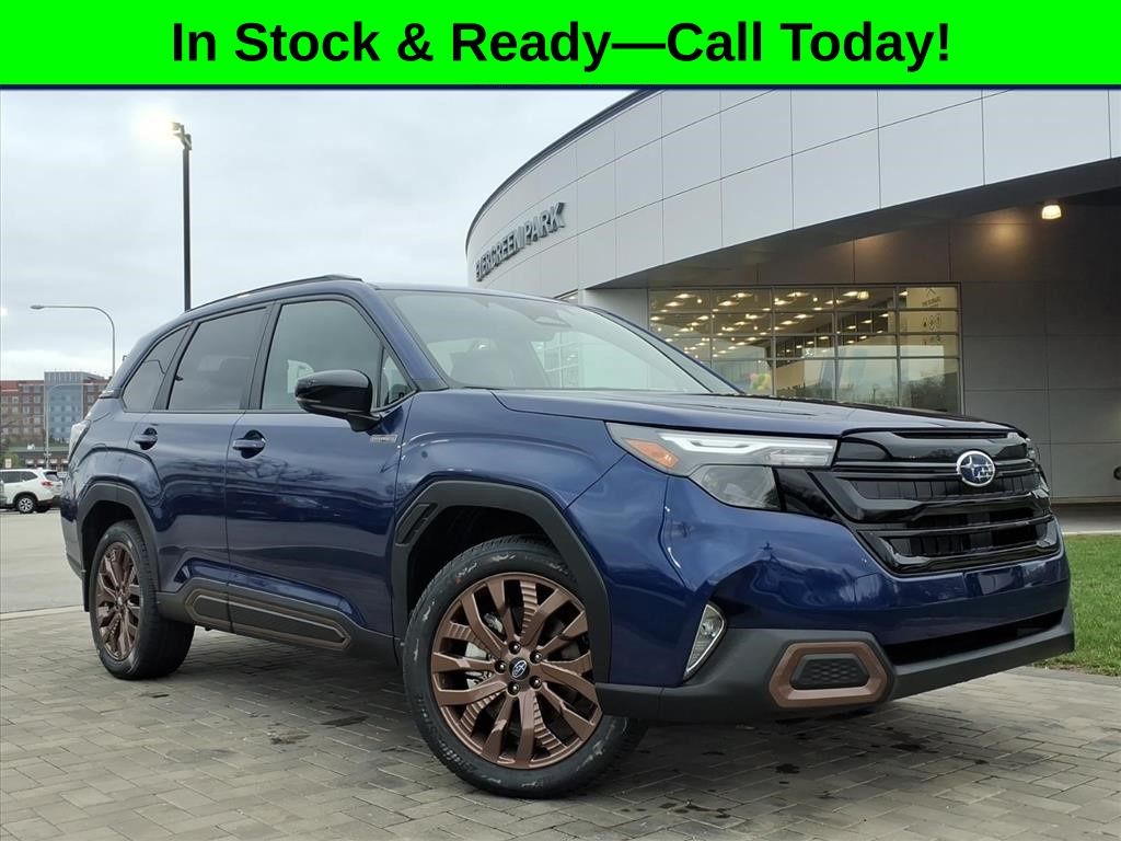 Sapphire Blue Pearl 2026 Subaru Forester Hybrid Sport AWD SUV / Crossover All-Wheel Drive Continuously Variable Transmission