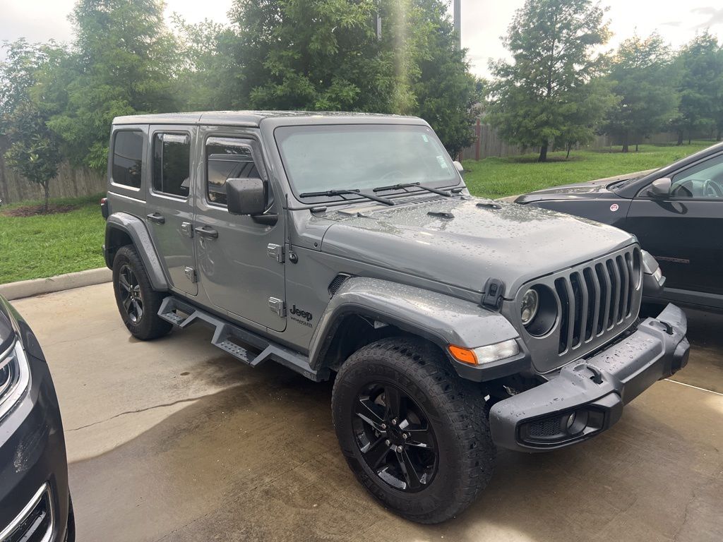 Sting-Gray Clearcoat 2021 Jeep Wrangler Unlimited Sahara Altitude 4WD SUV / Crossover Four-Wheel Drive 8-Speed Automatic